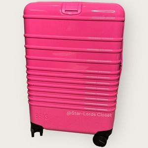 BEIS Barbie Hard Side Carry On Luggage | Valentines Day Gift Pink Barbiecore 90s